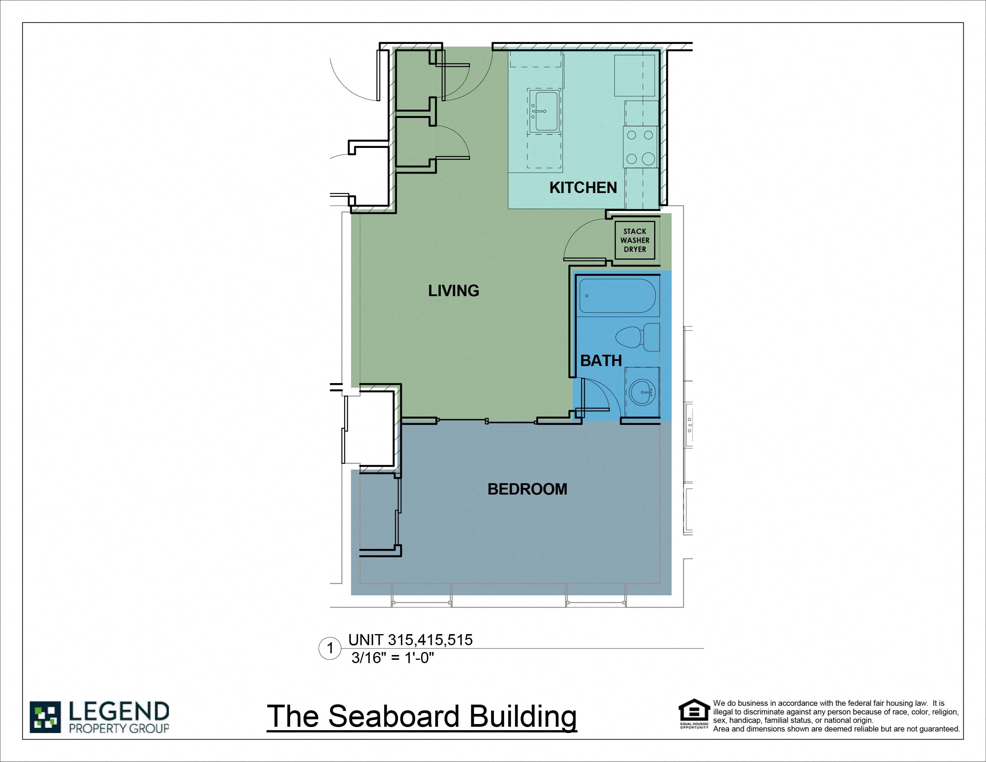 Floor Plans of The Seaboard Building in Portsmouth, VA